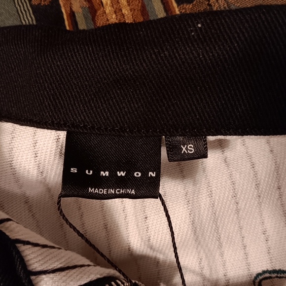 Sumwon Brand Gentlemen's Club Full Zip Up Shirt Brand New W-Tag Size XSmall - Picture 9 of 11